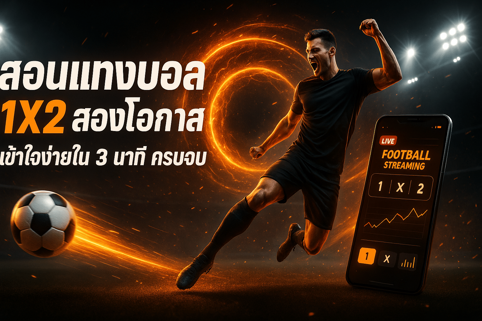 สอนแทงบอล 1X2 สองโอกาส
