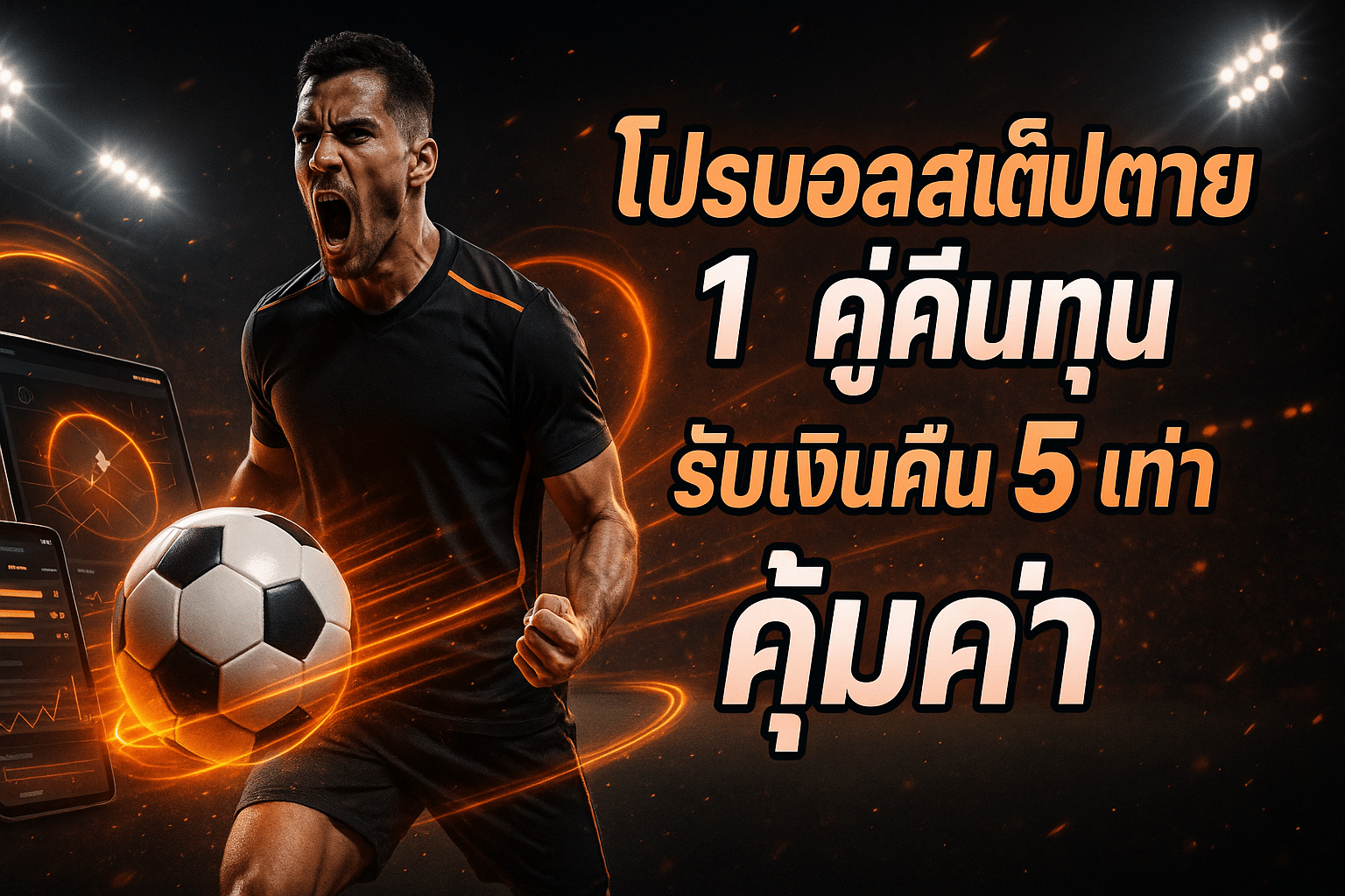 โปรบอลสเต็ปตาย 1 คู่คืนทุน